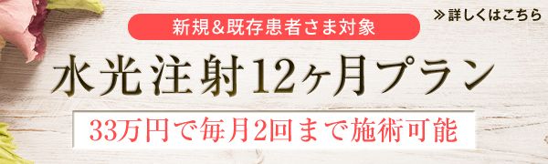 水光注射12ヶ月プラン