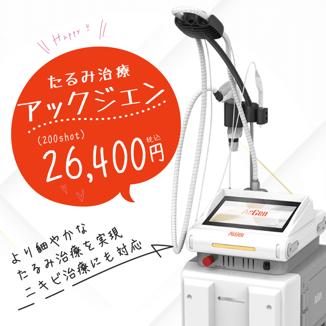 切らないたるみ治療アックジェン