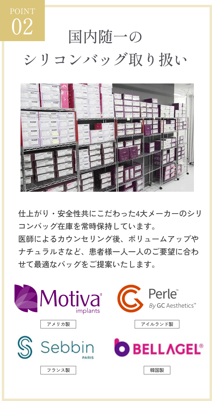 国内随一のシリコンバック取り扱い