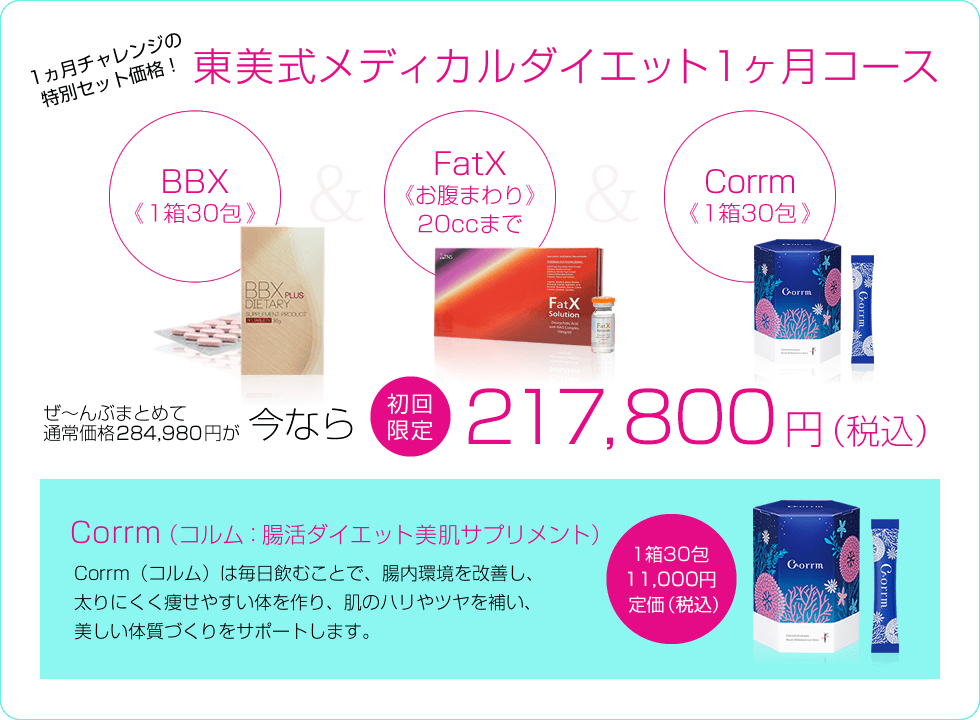 東美式メディカルダイエット1ヶ月コース